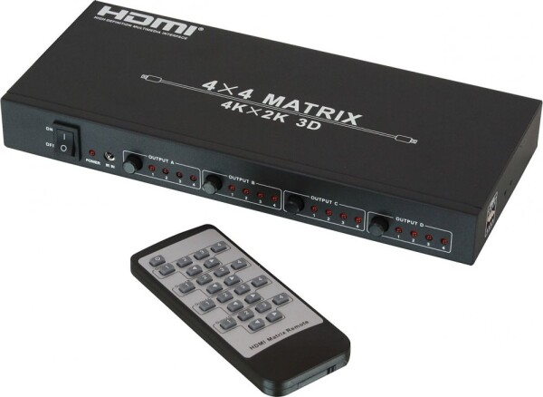 Lindy Matrix Switch HDMI 4K, 4:4 (38152)