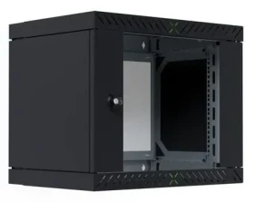 EFB WGX-0906TS.G1 čierna / Nástenná skriňa / 19" / 9U / sklenené dvere / nosnosť 60 kg (WGX-0906TS.G1)
