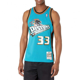 Mitchell Ness Detroit Pistons NBA Swingman Road Jersey Pistons 98 Grant Hill SMJYGS18164-DPITEAL98GHI Pánske oblečenie