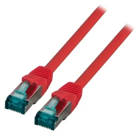 EFB Cat6A 0,15 m červená / Patch kábel / S/FTP / RJ-45 / LSZH / 10 Gbit/s (MK6001.0,15R)