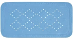 Spirella ALASKA protišmyková podložka do vane svetlo modrá / PVC / 91 x 36 cm