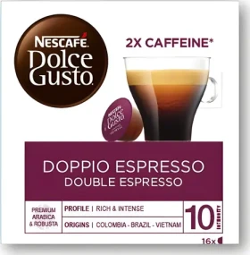 Nescafé Dolce Gusto Doppio Espresso / Kapsľová káva / 16 ks (7613287591517)