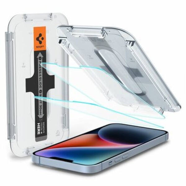 Spigen Glass TR EZ Fit HD ochranné sklo pre Apple iPhone 14 PLUS amp; 13 Pre Max (AGL03722)