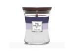 Woodwick Trilogy Evening Luxe 275g - sklo stredná / doba horenia: až 65h (5038581155814)