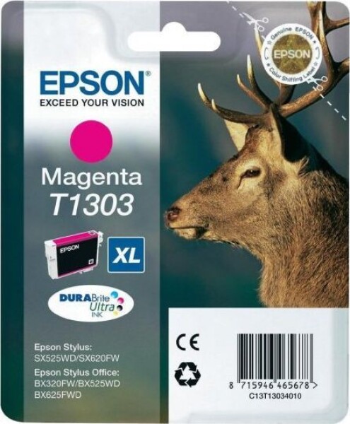 Epson Epson Toner Sx525/620 T1303 Magenta 10,1Ml