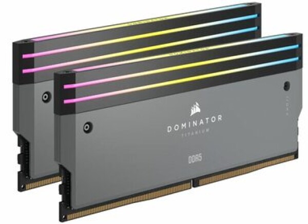 Corsair Dominator Titanium 32GB (2x 16GB) DDR5 6000MHz sivá / CL30 / DIMM / EXPO (CMP32GX5M2B6000Z30)