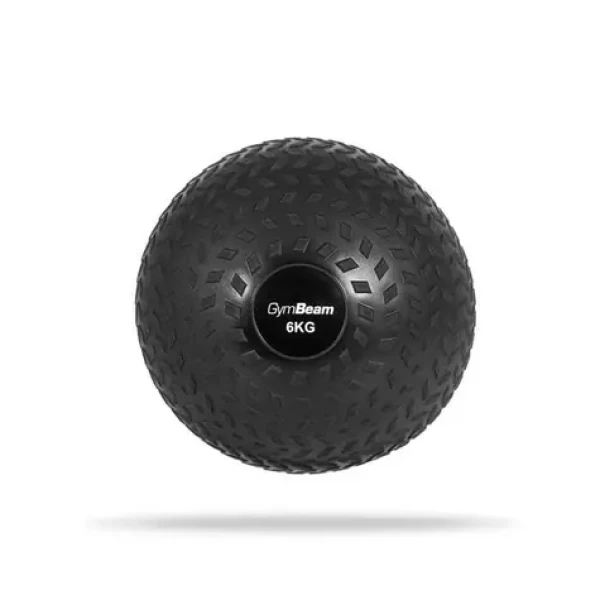 Posilňovacia lopta Slam Ball - GymBeam (čierna) (51178-2-6kg)