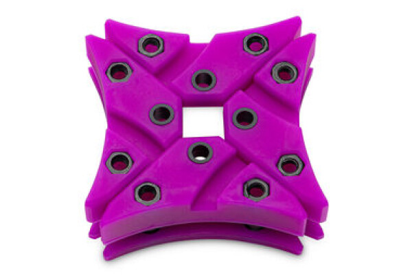 EKWB EK-Vardar X3M Damper Pack - Purple 4 ks / anti-vibračný držiak ventilátora / pre EK-Vardar X3M (3830046996947)