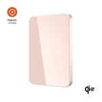 FIXED Powerbanka MagZen 5 Crystal s bezdrôtovým nabíjaním so štandardom Qi2 a podporou MagSafe 5 000 mAh ružová (FIXZENMC-5-PI)