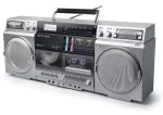 Muse M-380 GB strieborná / Presnosné rádio / 80W / FM / CD / Bluetooth / Micro SD (M-380 GBS)