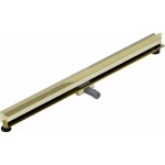 MEXEN - Flat Wall žľab k stene 2v1 120 cm zlatý 1530120