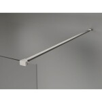 MEXEN/S - Lunar Sprchová zástena WALK-IN ľavá 80 x 200, transparent 8 mm, nikel kartáčovaný 830-080-000-97-00-L