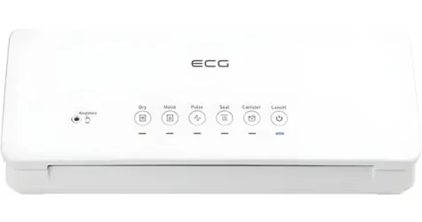 ECG VacuFresh / Vákuovačka potravín / šírka zvaru 30 cm / -0,8 bar / 100 W / Moist / Dry / 5 sáčkov v balení (100002075269)