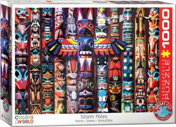 EUROGRAPHICS Puzzle Indiánske totemy