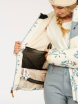 Billabong DAYTIME PUFFER WHITE FLORAL zimná bunda dámska - S