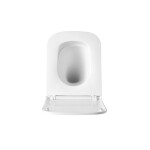 INVENA - WC misa závesná, Malaga štvorcová, s doskou soft-close CE-96-001-L