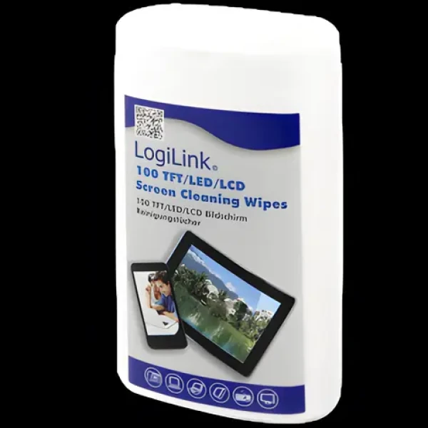 LogiLink RP0010 / Čistiace utierky na obrazovky / LCD TFT plazma / 100 ks (RP0010)