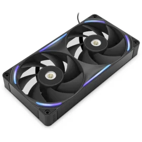 NZXT F240X čierna / 2x 120mm / Fluid Dynamic Bearing / 41 dB @ 2300 RPM / 75.5 CFM / 4-Pin PWM + 4-Pin RGB (RF-U24PN-B1)