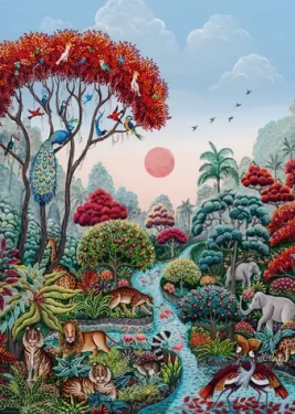 HEYE Puzzle Exotic garden: Raj divočiny