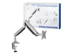 LogiLink BP0042 strieborná / Rameno pre monitor / 13 "až 32" / do 9 kg / VESA 75x75, 100x100 mm (BP0042)