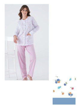 Dámske pyžamo Karelpiu KC8032 4XL Sv. růžová