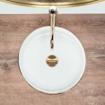 REA - Umývadlo na dosku Sami Gold Edge REA-U6758