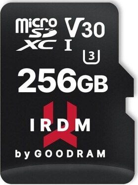 GoodRam IRDM MicroSDXC 256 GB Class 10 UHS-I/U3 V30 (IR-M3AA-2560R12)