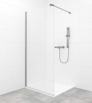 Sprchová zástena Walk-in 120 cm SAT vo farbe profilu PVD Gun metal SATBWI120PRGM SATBWI120PRGM