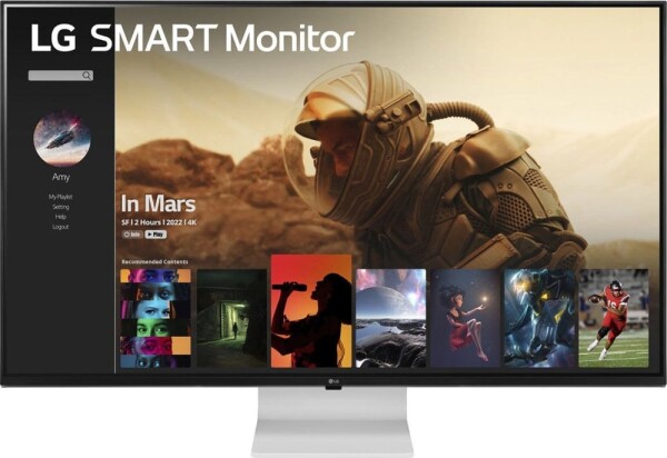 LG Smart Monitor 43SQ700S-W