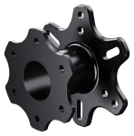 PXN Z QS čierna / Rýchloupínací adaptér volantu / 50-70 mm / CNC hliník (PXN-ZQS)