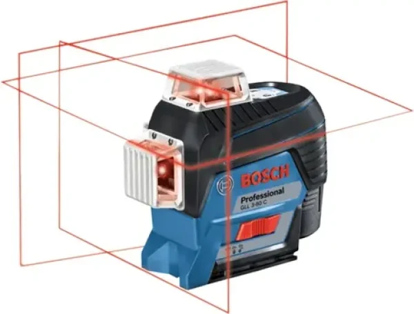 BOSCH GLL 3-80 C Professional Line Laser / Krížový laser (0.601.063.R00)