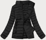 Lehká černá dámská prošívaná bunda model 16279920 J.STYLE Barva: odcienie czerni, Velikost: