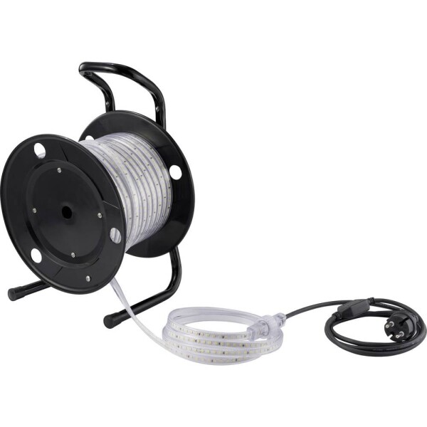 Sygonix SY-6700426 LED pásik konektor 230 V/AC 25 m chladná biela; SY-6700426