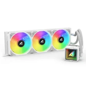 Sharkoon S100 ARGB biela / 3x 120mm / 35 dB @ 2200 RPM / 77.66 CFM / AMD + Intel (4044951044719)