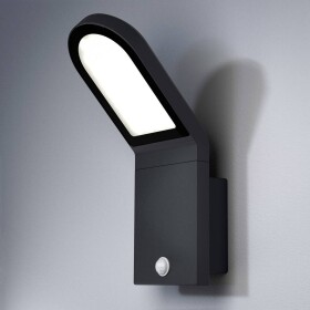 LEDVANCE ENDURA® STYLE WALL L 4058075214170 LED vonkajšie nástenné osvetlenie s PIR senzorom LED tmavosivá; 4058075214170