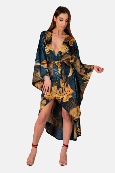 Dámsky župan LivCo Corsetti Fashion Housecoat Multicolour OS