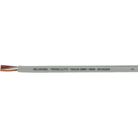 HELU 18061 dátový kábel LiYY 6 x 0.34 mm² sivá 100 m; 18061
