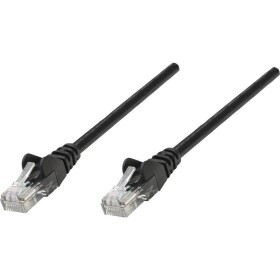 Intellinet 735667 RJ45 sieťové káble, prepojovacie káble CAT 6 S/FTP 7.50 m čierna pozlátené kontakty 1 ks; 735667