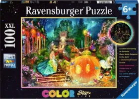 Ravensburger Svietiace puzzle Popoluška XXL