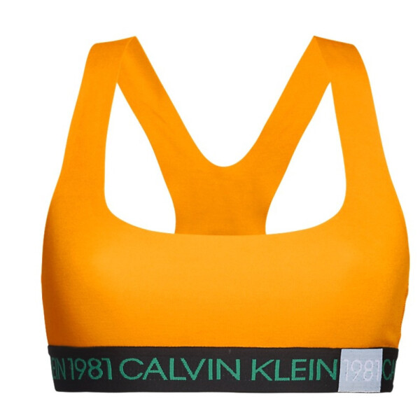 Podprsenka oranžová Calvin Klein oranžová