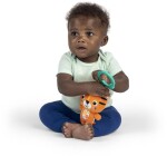 BRIGHT STARTS Hrkálka plyšová na C krúžku tiger Jingle Joy™ 0m+