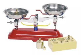 Goki Goki Detská kovová váha + 7 kovových závaží