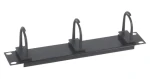 Xtendlan 10" / Vyväzovací panel / 1U / 3x plastová úchytka (PP01-CB)