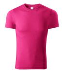 Tričko s farbou unisex fialové XL