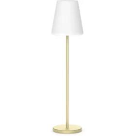 New Garden Lola Slim 120 mosadzná / Solárna podlahová lampa / LED / 4.5W / 600 lm / Li- ION / IP65 (LUMLLS120BRSSNW)