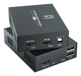 LevelOne HVE-8111 čierna / Rozširovač HDMI / Cat5e/Cat6 / 100 m / 4K 60Hz (HVE-8111)