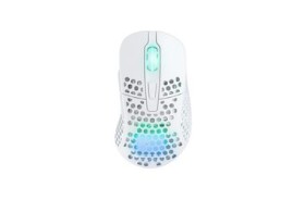 XTRFY M4 Wireless RGB biela / bezdrôtová herná myš / optická / 19000 DPI / 6 tlačidiel / 2.4 GHz (M4W-RGB-WHITE)