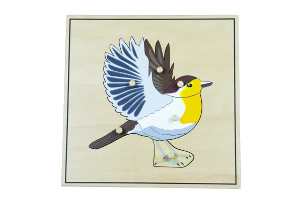 Moyo Montessori Moyo Montessori Puzzle s kostrou - vták