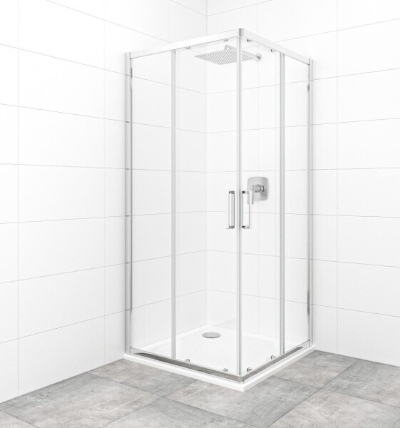 Sprchovací kút štvorec 90x90 cm SAT TEX SATBKTEXQ90CRT SATBKTEXQ90CRT