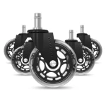 Huzaro Casters 2.0 čierna / Kolieska pre stoličku 5 ks (HZ-CASTERS 2.0 BLACK)